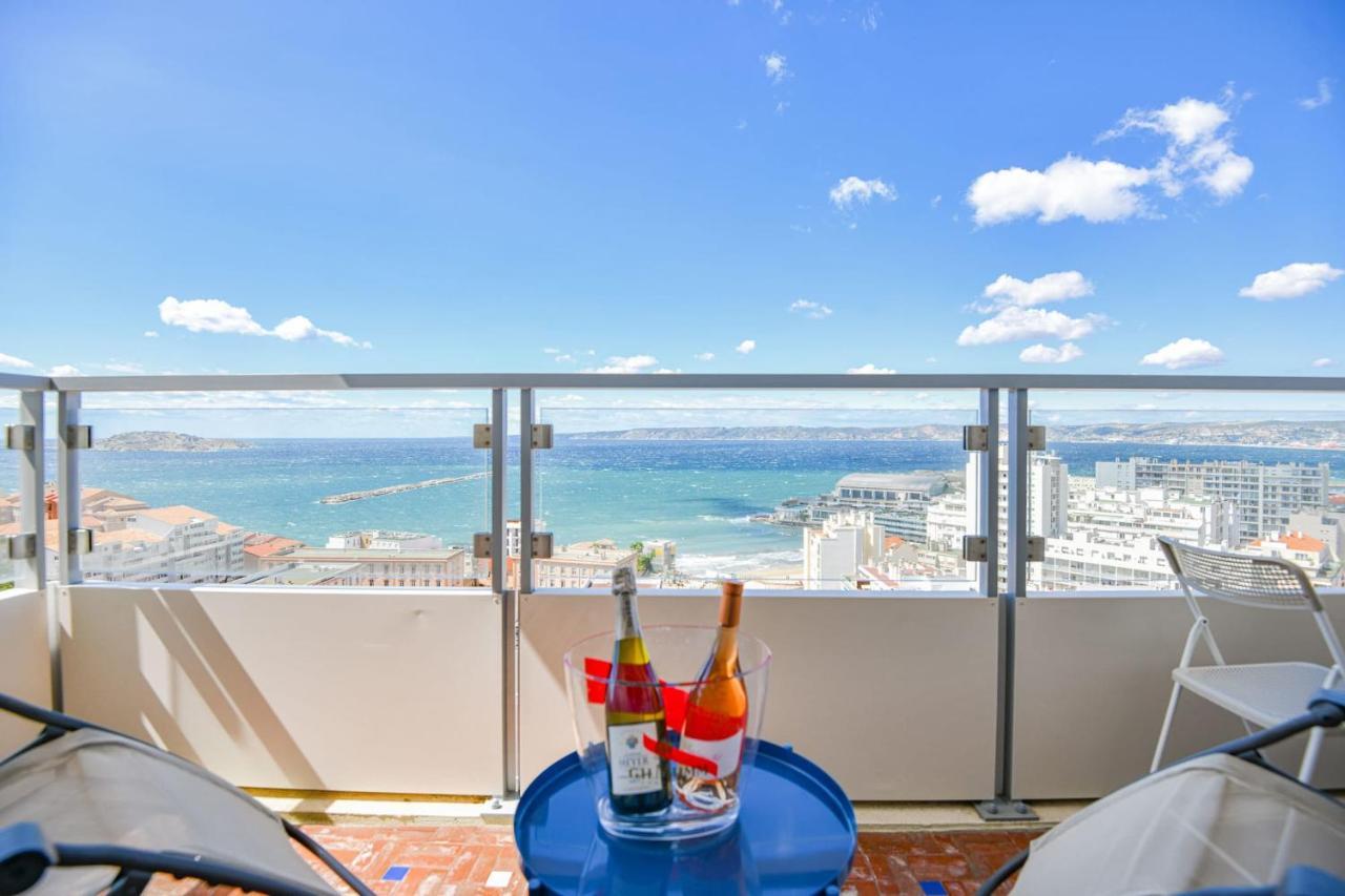 L'horizon - 3 Ch Climatise Avec Vue Incroyable Apartment Marseille