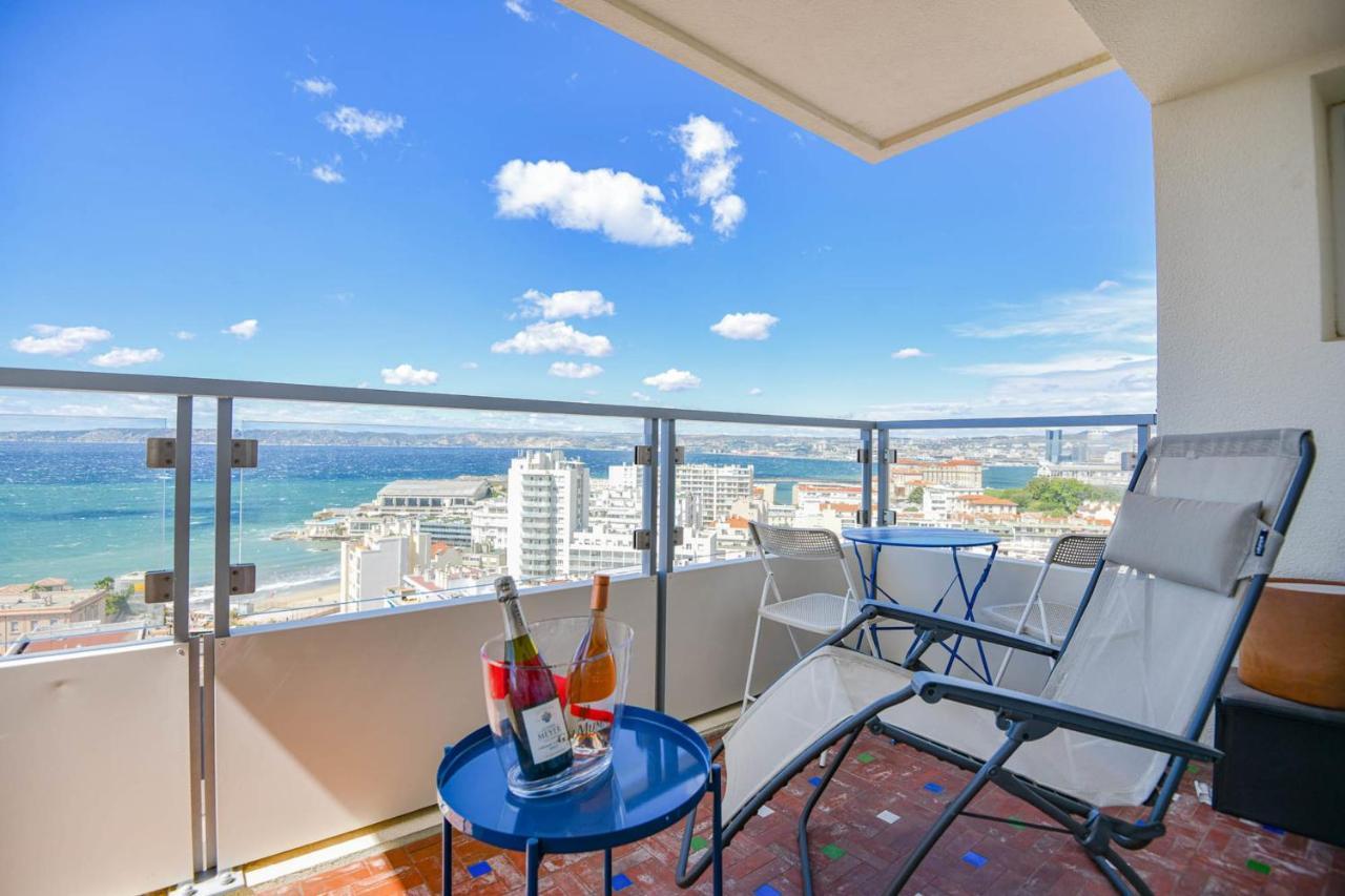 Apartment L'horizon - 3 Ch Climatise Avec Vue Incroyable Marseille